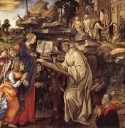 Filippino Lippi The Vison of Saint Bernard oil painting reproduction